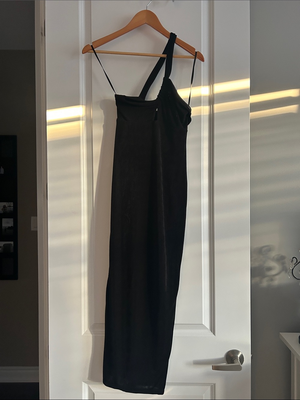 Black One-Shoulder Dress - hello Molly
